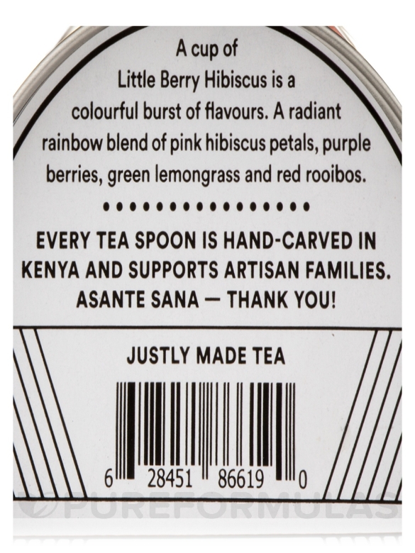 Little Berry Hibiscus Tin - Loose Leaf Purple Tea - 3.2 oz (90 Grams) - Alternate View 7