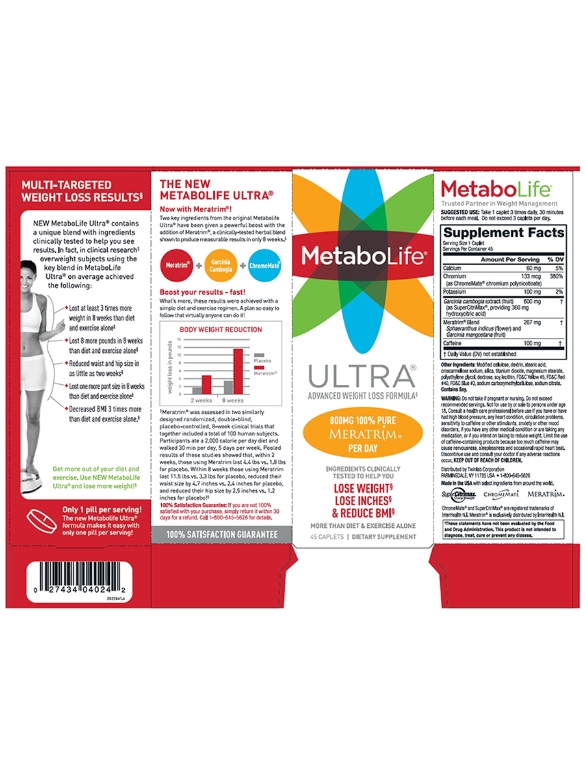 Metabolife Ultra® - 45 Tablets - Alternate View 6