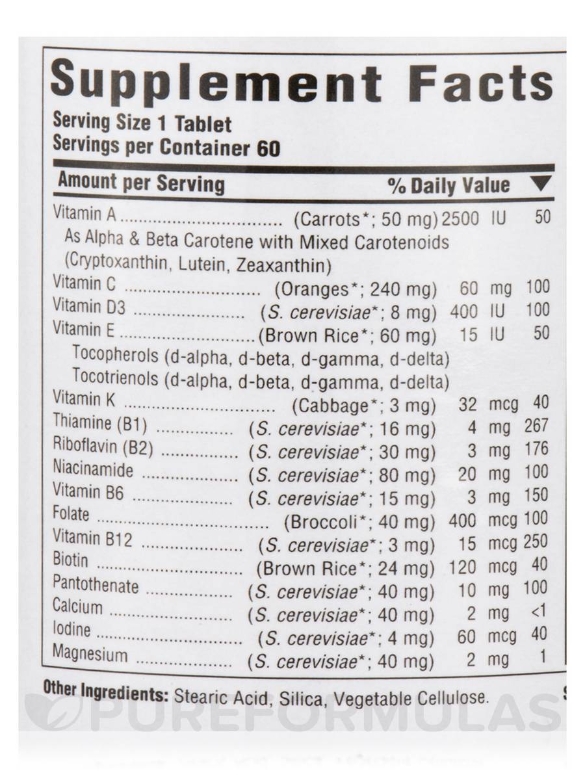 Men's One Daily Iron Free - 60 Tablets - Alternate View 4