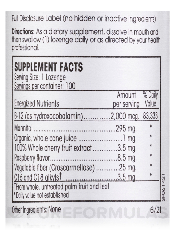 000 mcg - 100 Lozenges - Alternate View 1