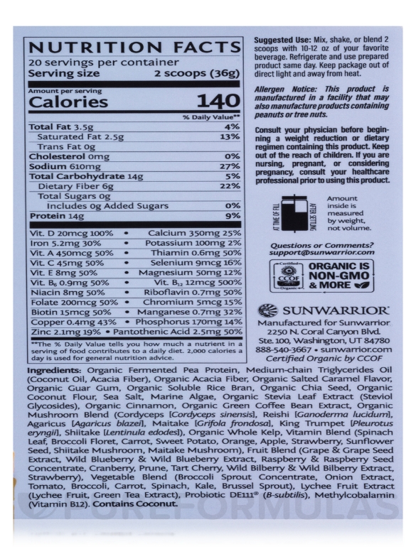 Lean Meal Illumin8 - Salted Caramel Flavor - 1.59 lb (720 Grams) - Alternate View 4