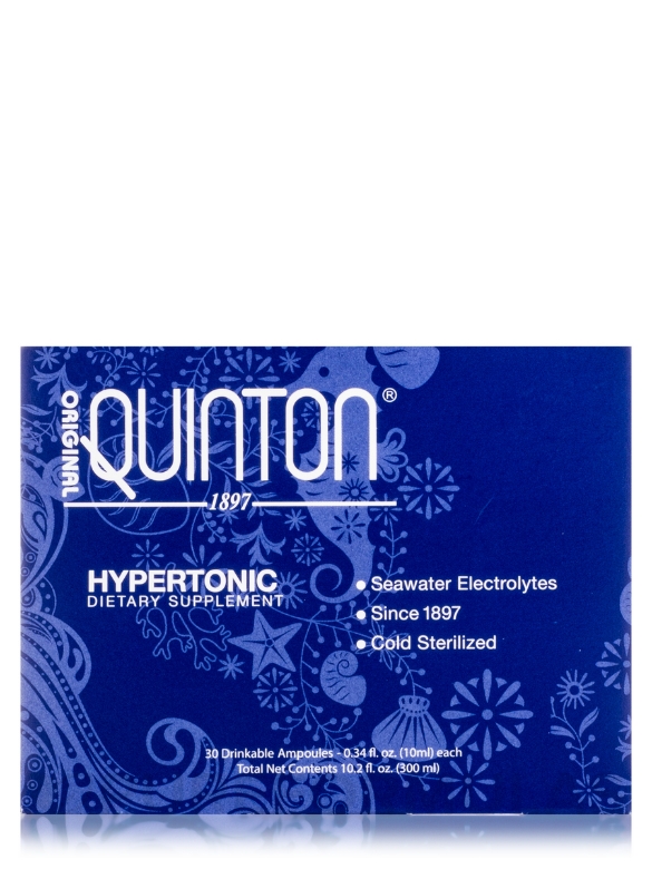 Original Quinton® Hypertonic Drinkable Ampoules - Box of 30 Ampoules (10.2 fl. oz / 300 ml) - Alternate View 3