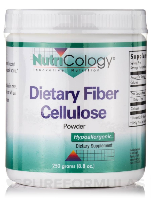 Dietary Fiber Cellulose Powder - 8.8 oz (250 Grams)