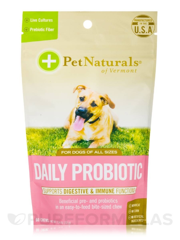 Daily Probiotic for Dogs (All Sizes) - 60 Chews