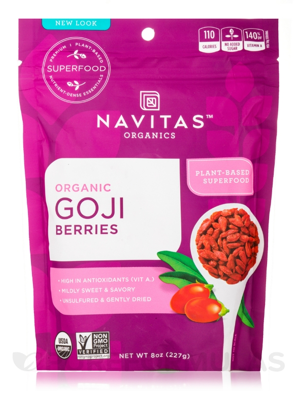 Organic Goji Berries - 8 oz (227 Grams)