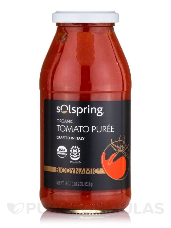 Solspring™ Biodynamic® Organic Tomato Puree - 18 oz (510 Grams)