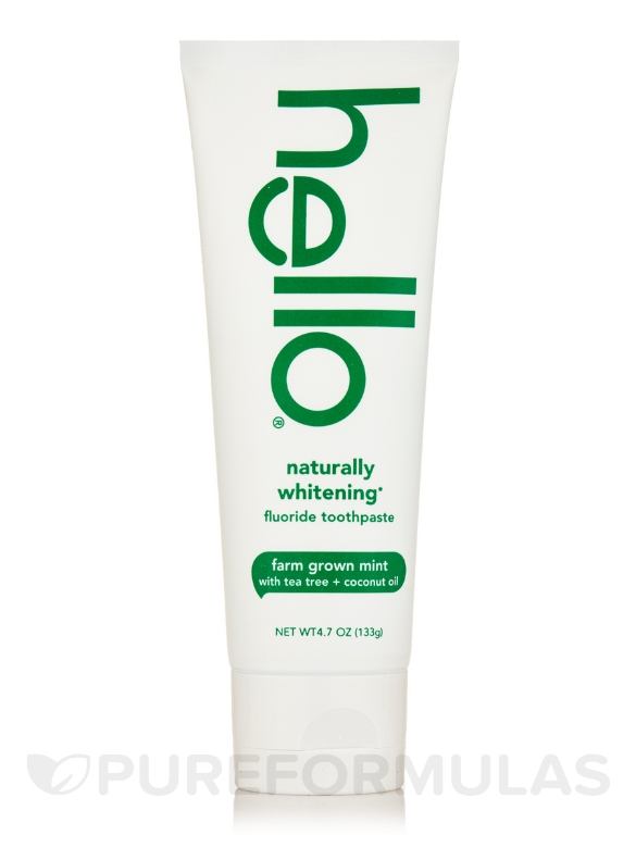 Naturally Whitening Fluoride Toothpaste