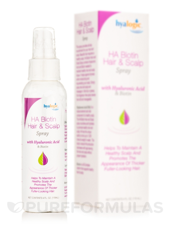 HA Biotin Hair & Scalp Spray (Hyaluronic Acid & Biotin) - 4 fl. oz (118 ml) - Alternate View 1