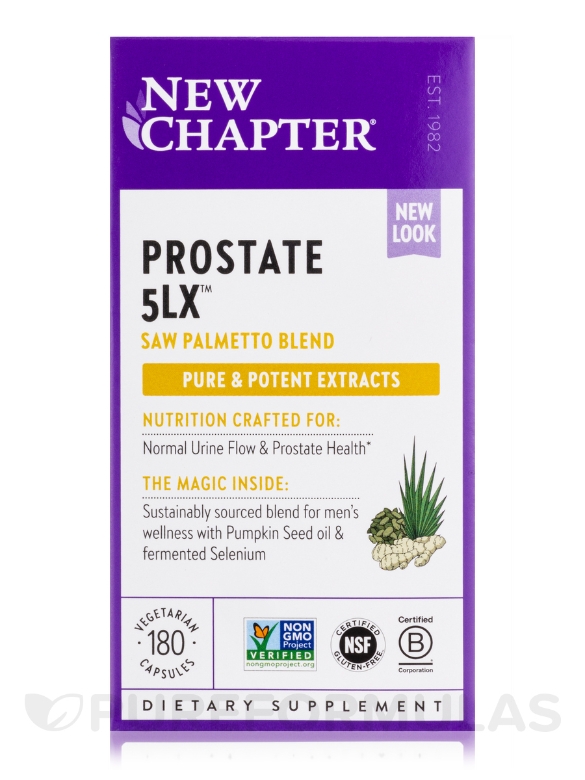 Supercritical Prostate 5LX™ - 180 Vegetarian Capsules - Alternate View 3