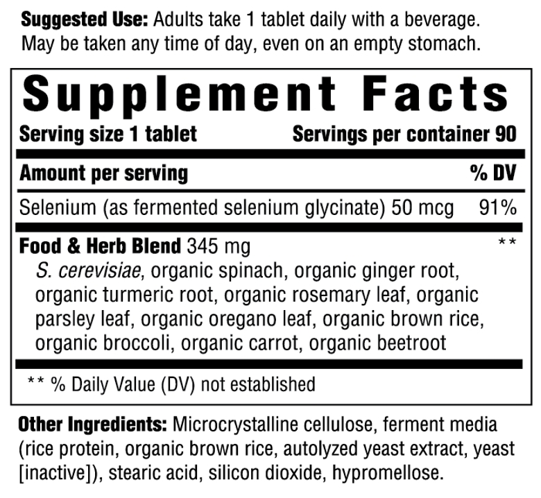 Selenium - 90 Tablets - Alternate View 4