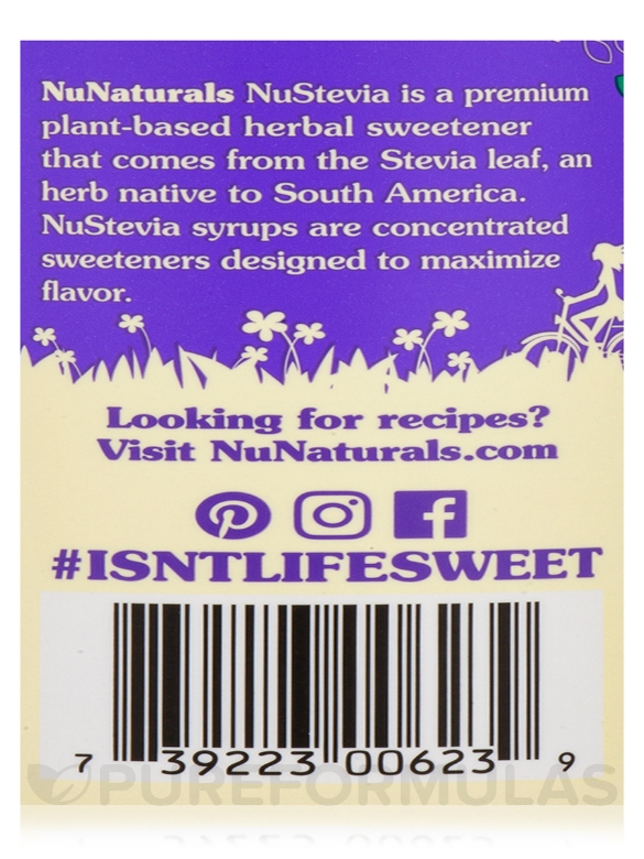 NuStevia Concentrated Simple Syrup - 16 fl. oz - Alternate View 4