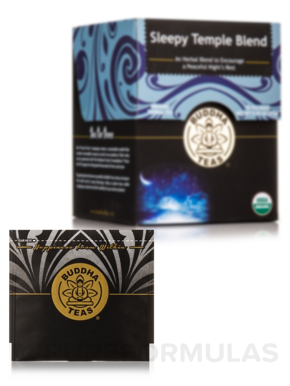 Organic Sleepy Temple Blend Tea - 18 Tea Bags - Alternate View 1