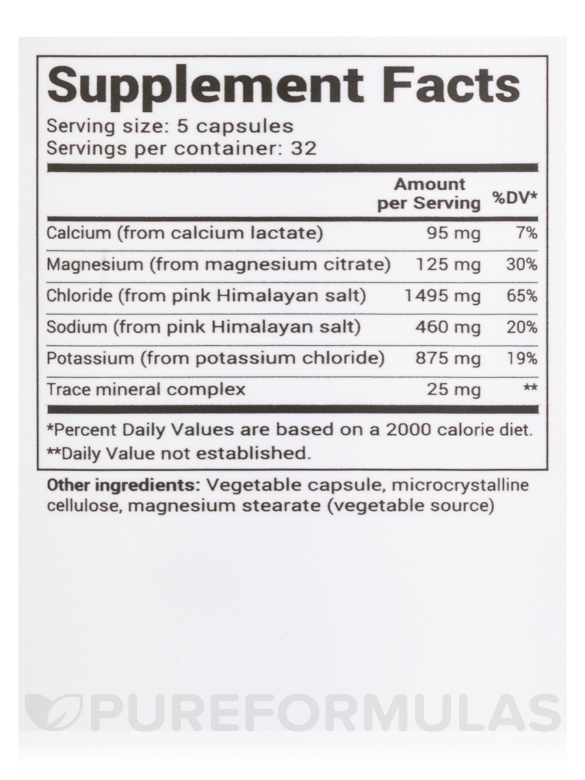 Electrolyte Capsules - 160 Capsules - Alternate View 4