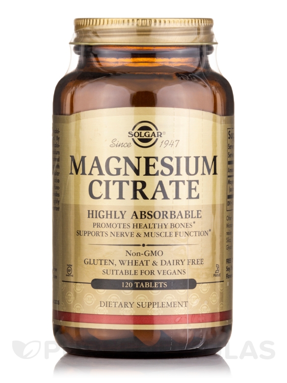 Magnesium Citrate - 120 Tablets