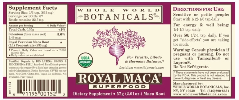 Royal Maca® SuperFood Powder - 2.01 oz (57 Grams) - Alternate View 1