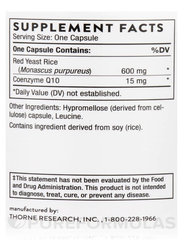 Choleast™ (Red Yeast Rice) - 120 Capsules - Alternate View 4