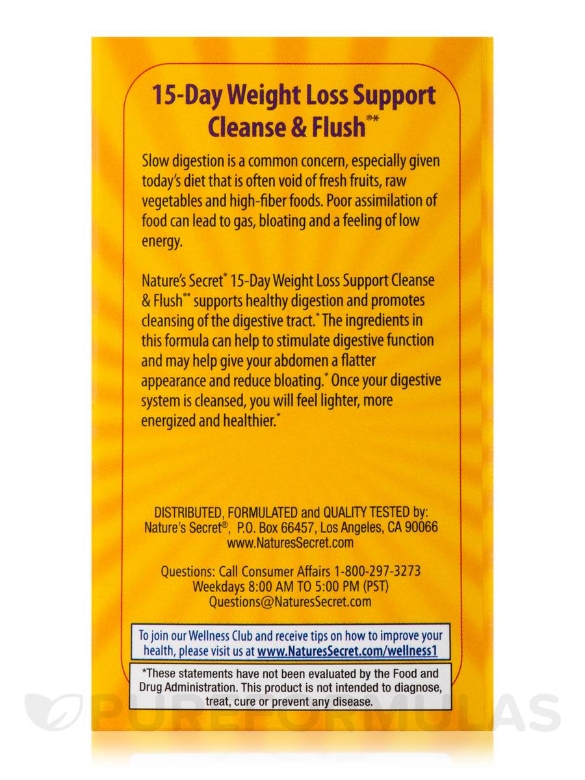 15-Day Weight Loss Support Cleanse & Flush® - 60 Tablets - Alternate View 3