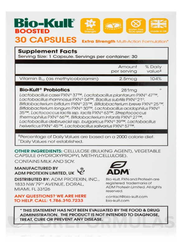 Bio-Kult® Boosted - 30 Capsules - Alternate View 5