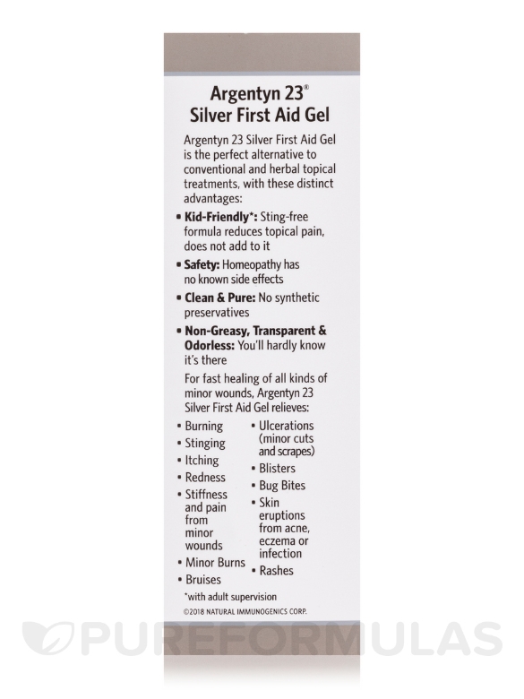 Professional Silver First Aid Gel - Topical Healing - 2 fl. oz (59 ml) - Alternate View 5