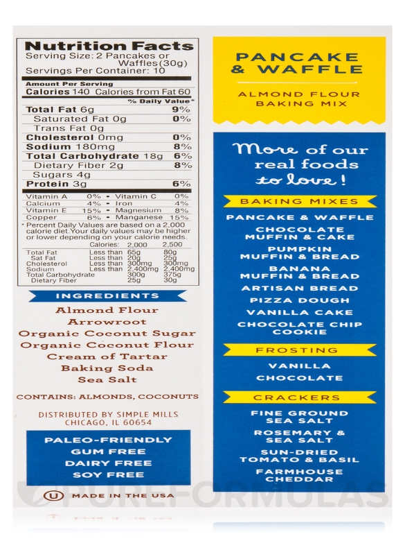 Almond Flour Pancake & Waffle Mix - 10.7 oz (303 Grams) - Alternate View 6