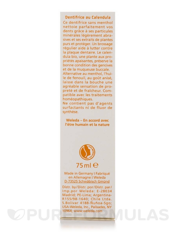 Calendula Toothpaste (Peppermint Free) - 2.5 fl. oz (75 ml) - Alternate View 3