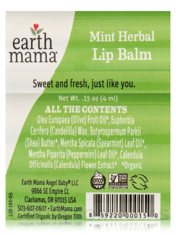 Mint Herbal Lip Balm - 0.15 oz (4 ml) - Alternate View 5