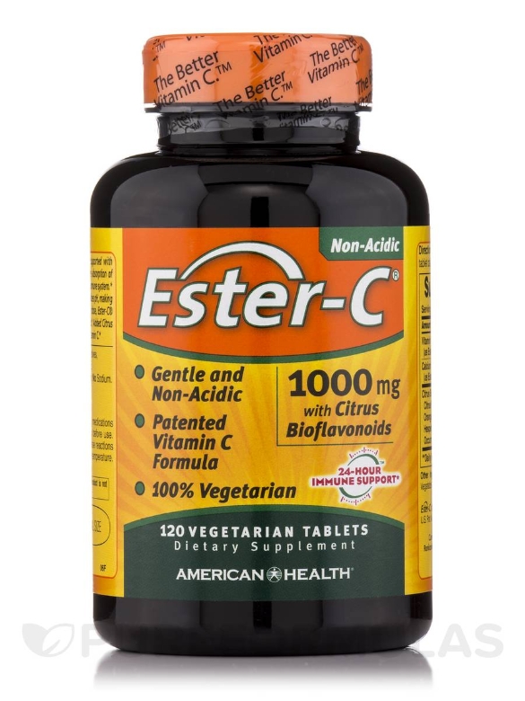 Ester-C® 1000 mg with Citrus Bioflavonoids - 120 Vegetable Tablets