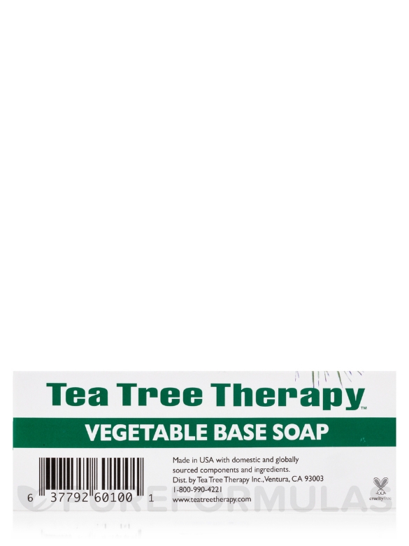 Vegetable Based Bar Soap with Tea Tree Oil - 3.9 oz (110 Grams) - Alternate View 6