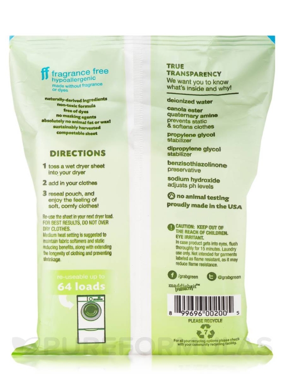  Fragrance Free - 64 Loads (32 Compostable Sheets)