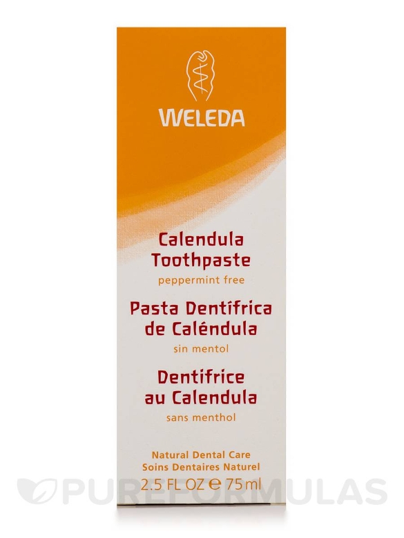 Calendula Toothpaste (Peppermint Free) - 2.5 fl. oz (75 ml) - Alternate View 1