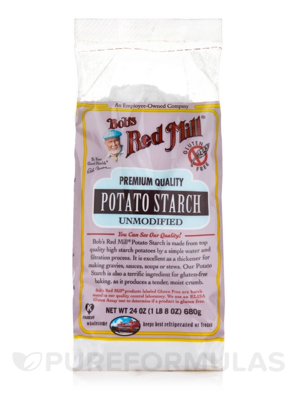 Premium Quality Unmodified Potato Starch - 24 oz (680 Grams)