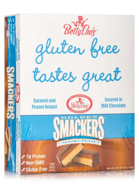 Golden Smackers™ Caramel Peanut - Box of 12 Bars