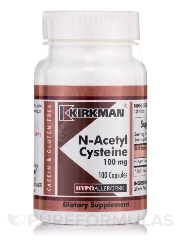 N-Acetyl Cysteine 100 mg -Hypoallergenic - 100 Capsules