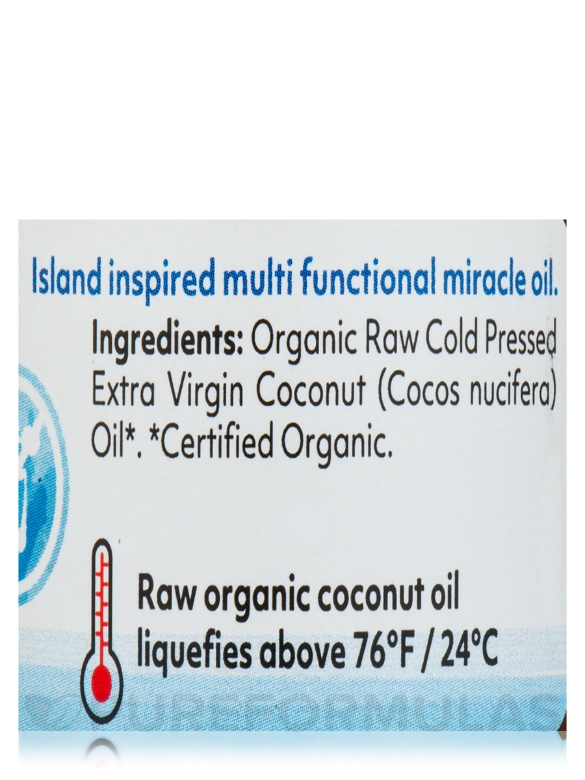 Certified Organic Whole Body Raw Coconut Oil