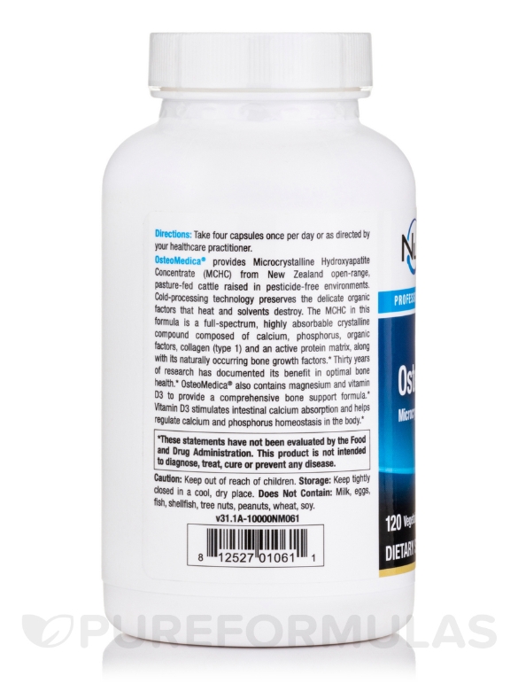 OsteoMedica® - 120 Vegetable Capsules - Alternate View 2