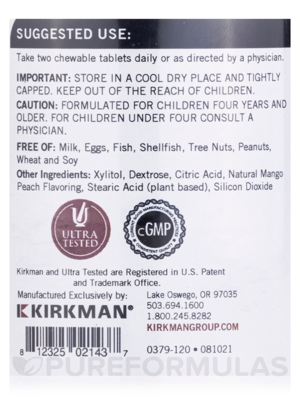 Children's Chewable Multivitamin & Mineral Tablets