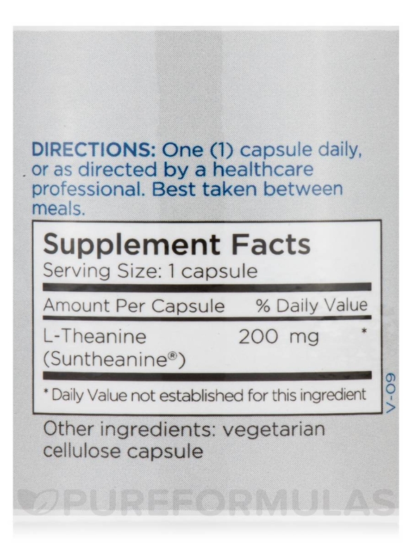 L-Theanine 200 mg - 120 Capsules - Alternate View 3