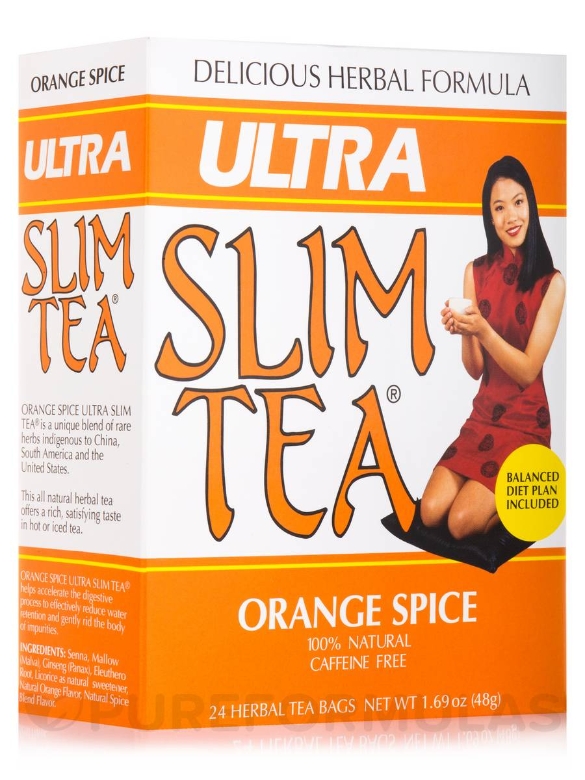 Ultra Slim Tea® Orange Spice - 24 Tea Bags (1.69 oz / 48 Grams)