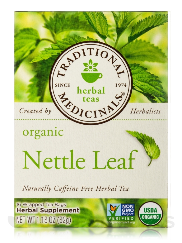 Organic Nettle Leaf Tea - 16 Tea Bags - Alternate View 1