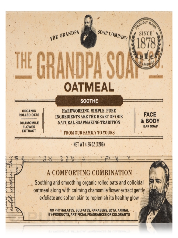 Oatmeal Bar Soap - 4.25 oz (120 Grams) - Alternate View 7