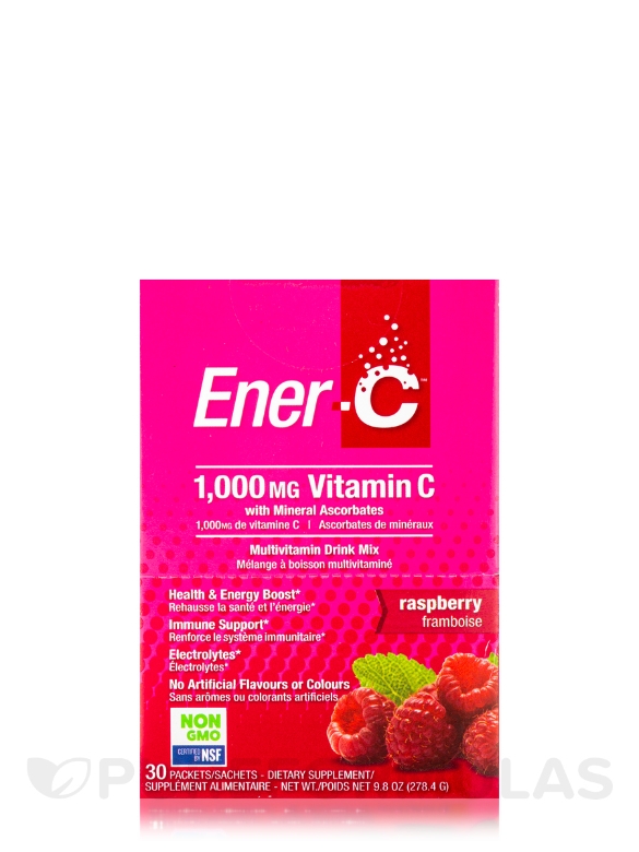 Ener-C Raspberry - 1 Box of 30 Packets - Alternate View 5