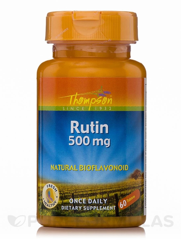 Rutin 500 mg (Natural Bioflavonoid) - 60 Tablets