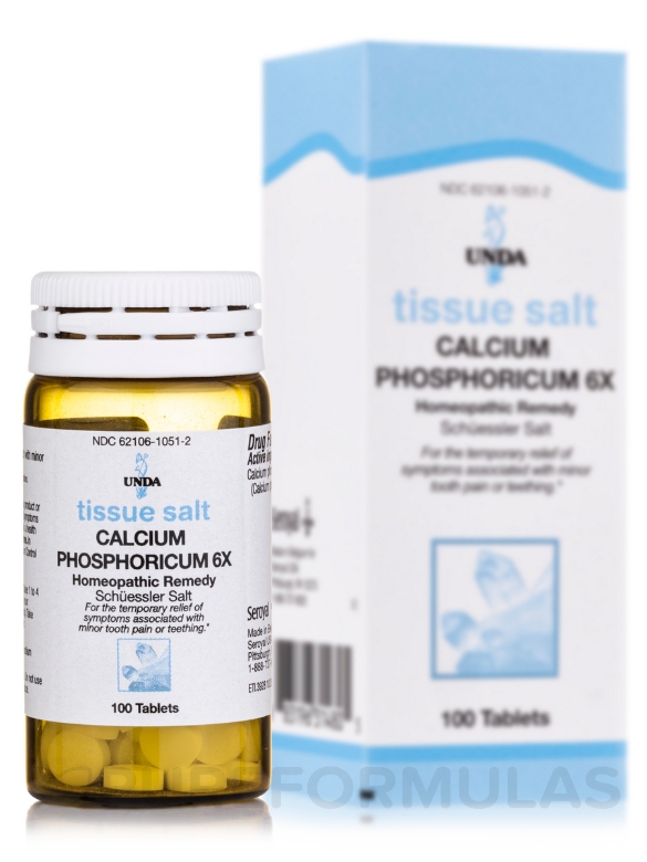 SCHUESSLER - Calcium Phosphoricum 6X - 100 Tablets - Alternate View 1