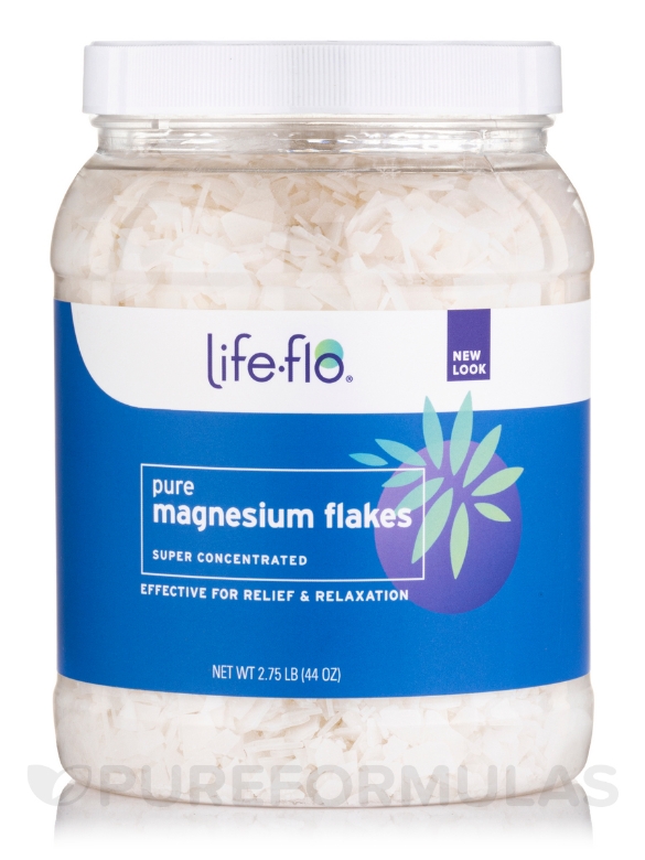 Pure Magnesium Flakes - 44 oz (2.75 Lb)