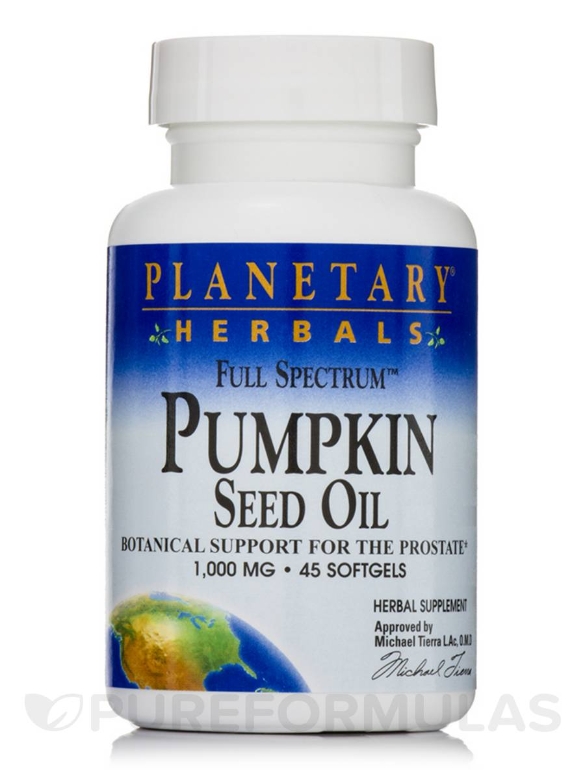 Full Spectrum Pumpkin Seed Oil 1000 mg - 45 Softgels