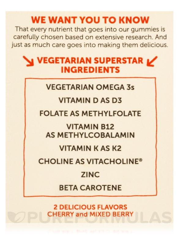 Organic - Kids Formula - 120 Vegetarian Gummies - Alternate View 6