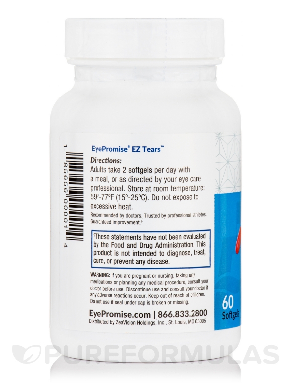 EZ Tears™ - 60 Softgels - Alternate View 3