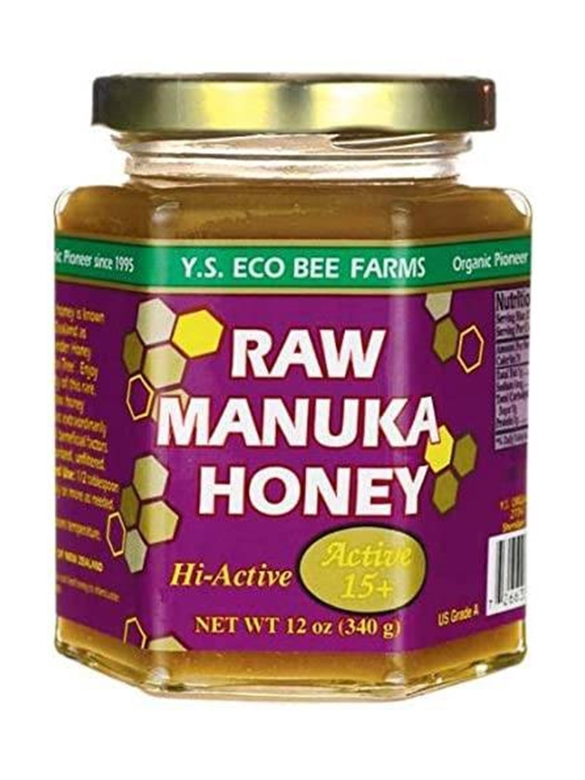 Raw Manuka Honey (Active 15+) - 12 oz (340 Grams)