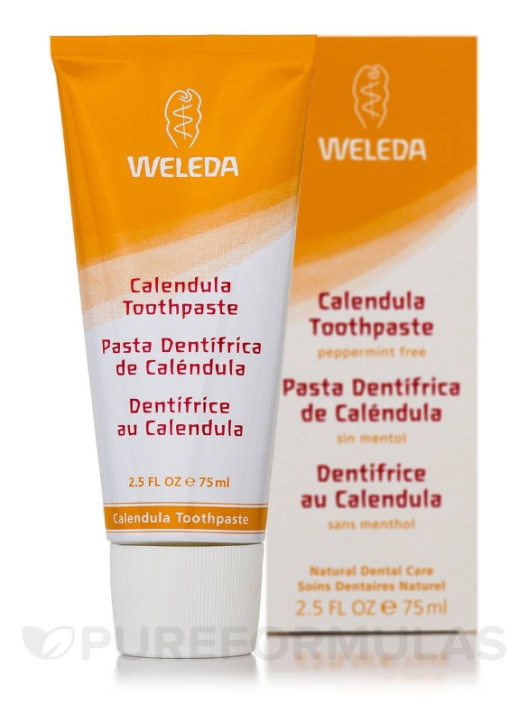 Calendula Toothpaste (Peppermint Free) - 2.5 fl. oz (75 ml)