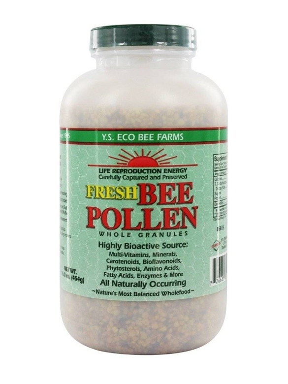 Fresh Bee Pollen Whole Granules - 16 oz (454 Grams)